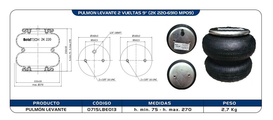 Pulmón de Levante C.A.R.S. 2K 220-6910 MP09