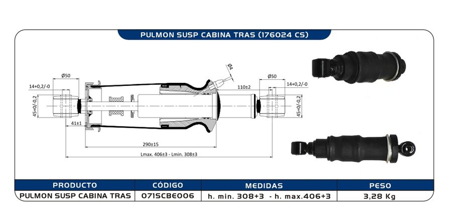 Pulmón de Cabina C.A.R.S. 176024 CS
